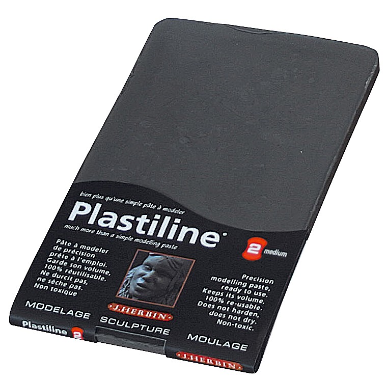 Plastiline 780gr en plaque Grise/Moyenne