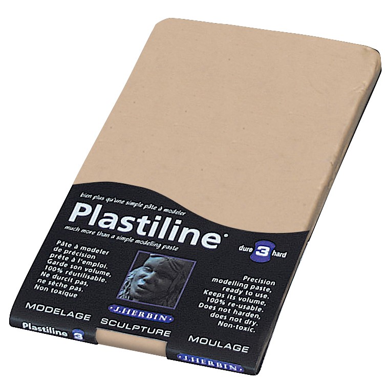 Plastiline 780gr en plaque Rose Naples/Dure