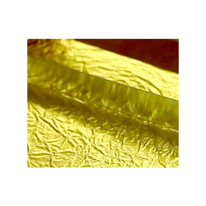 Livret Feuille D'or, 25 Feuilles, Or Jaune 23 3/4 Kt, Qualité Icon Gold,  épaisseur 15 - Dal Molin