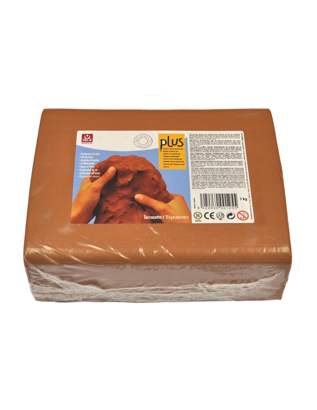 PATE PLUS TERRACOTTA AUTO-DURCISSANTE (PAIN DE 5KG)