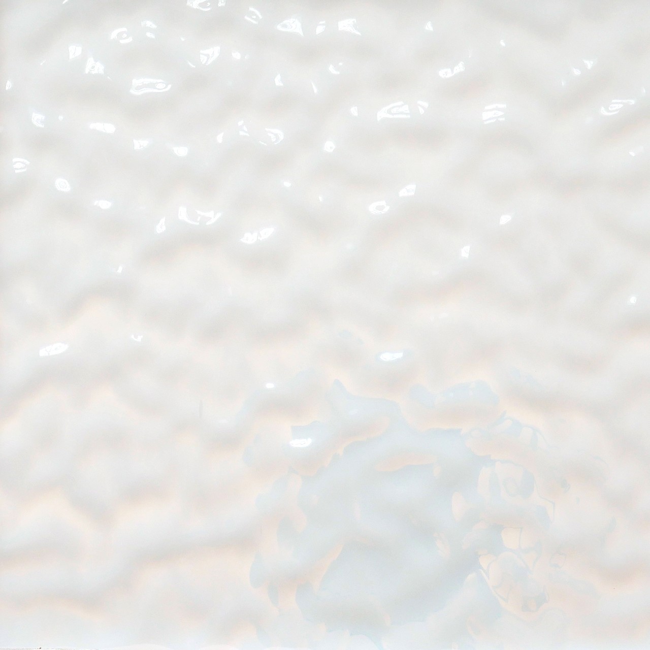 VERRE STL 209-FLE OPAL BLANC Dim.30x30cm