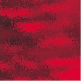 CATHEDRALE 151RR ROUGE Dim.300x300x3mm