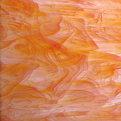 VERRE OPL 375-1S ORANGE CLAIR Dim.300x300x3mm