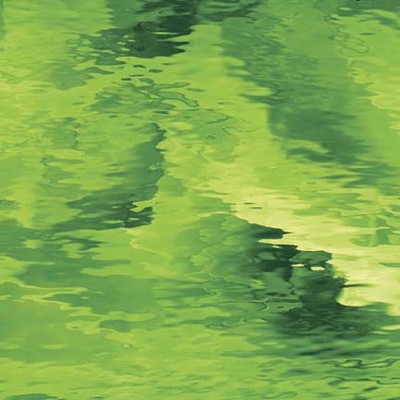 WATERGLASS 526-2W VERT JAUNE Dim.300x280x3mm