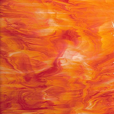 VERRE OPL 675-5S ORANGE-ROUGE Dim.300x300x3mm