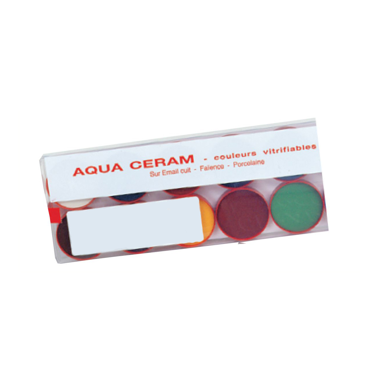 PALETTE AQUA ROUGE 10 COULEURS