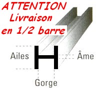 PLOMB H DIM.5X5 - 1Kg