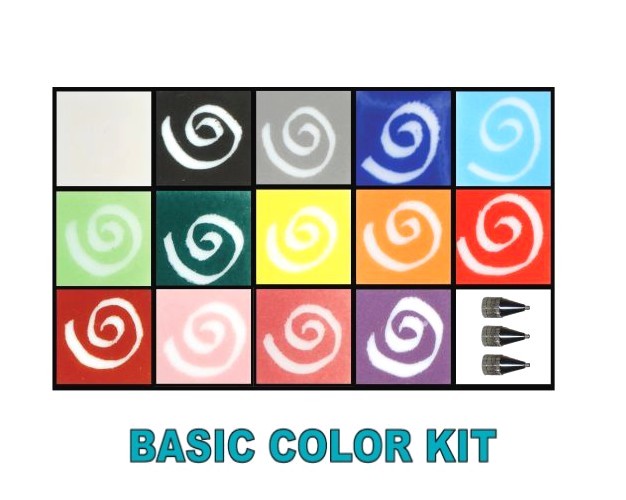 GLASSLINE KIT 14 COULEURS BASIC/GA15