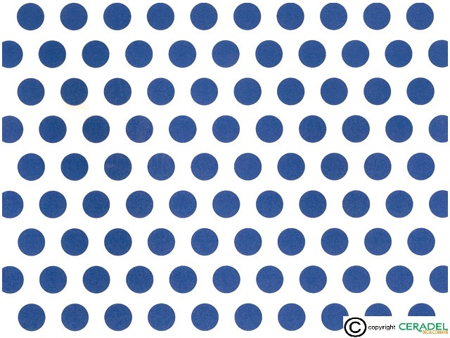 POLKA BLEU CHINTZ DIM.50x70