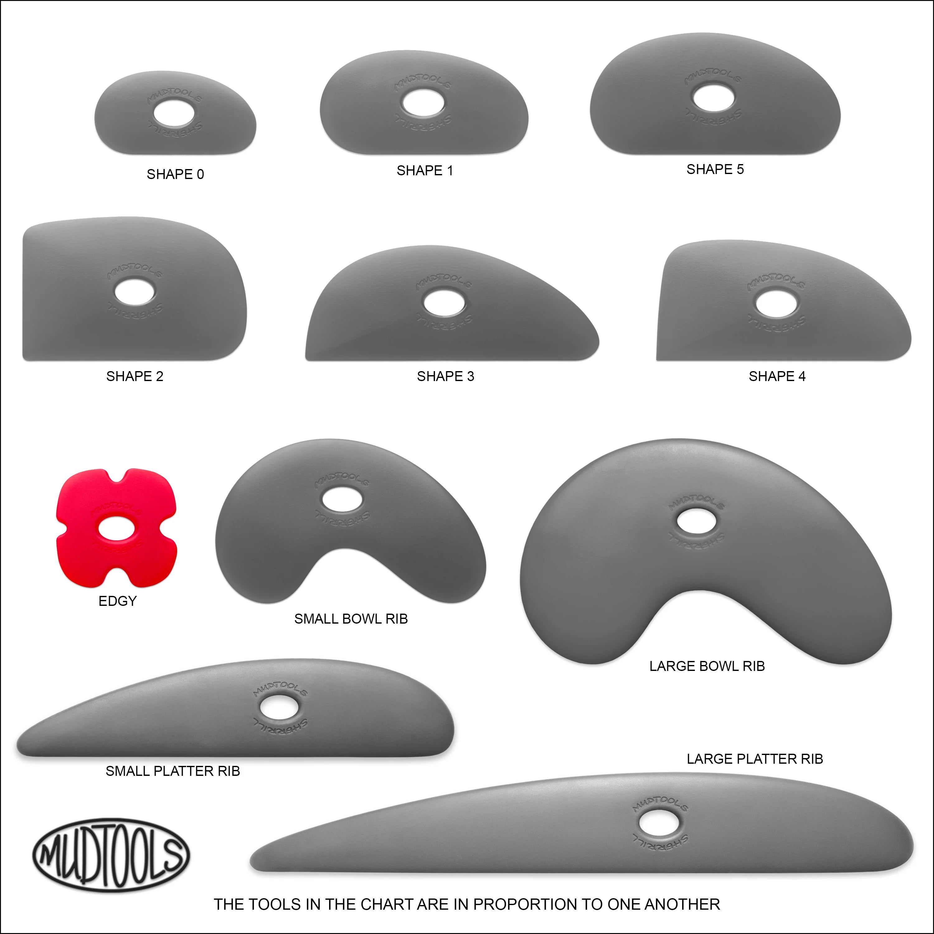 FLEXIBLE PALETTE GRÜN (MITTEL) MUDTOOLS