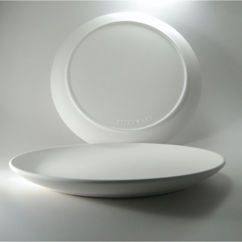 Dégourdi assiette grès