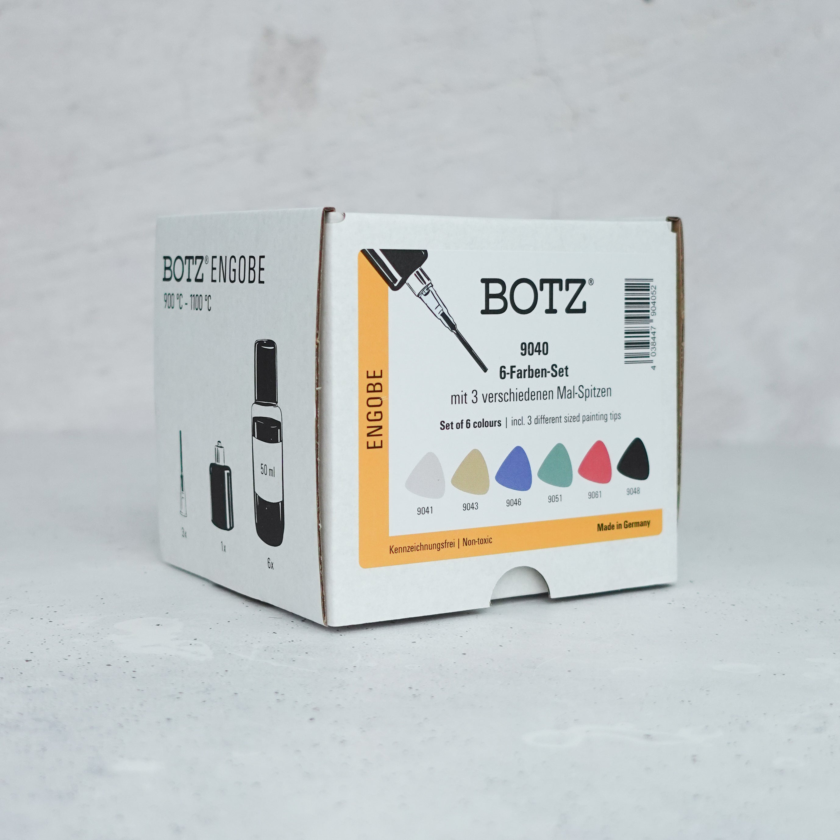 KIT DE 6 ENGOBES BOTZ 50ML - B9040