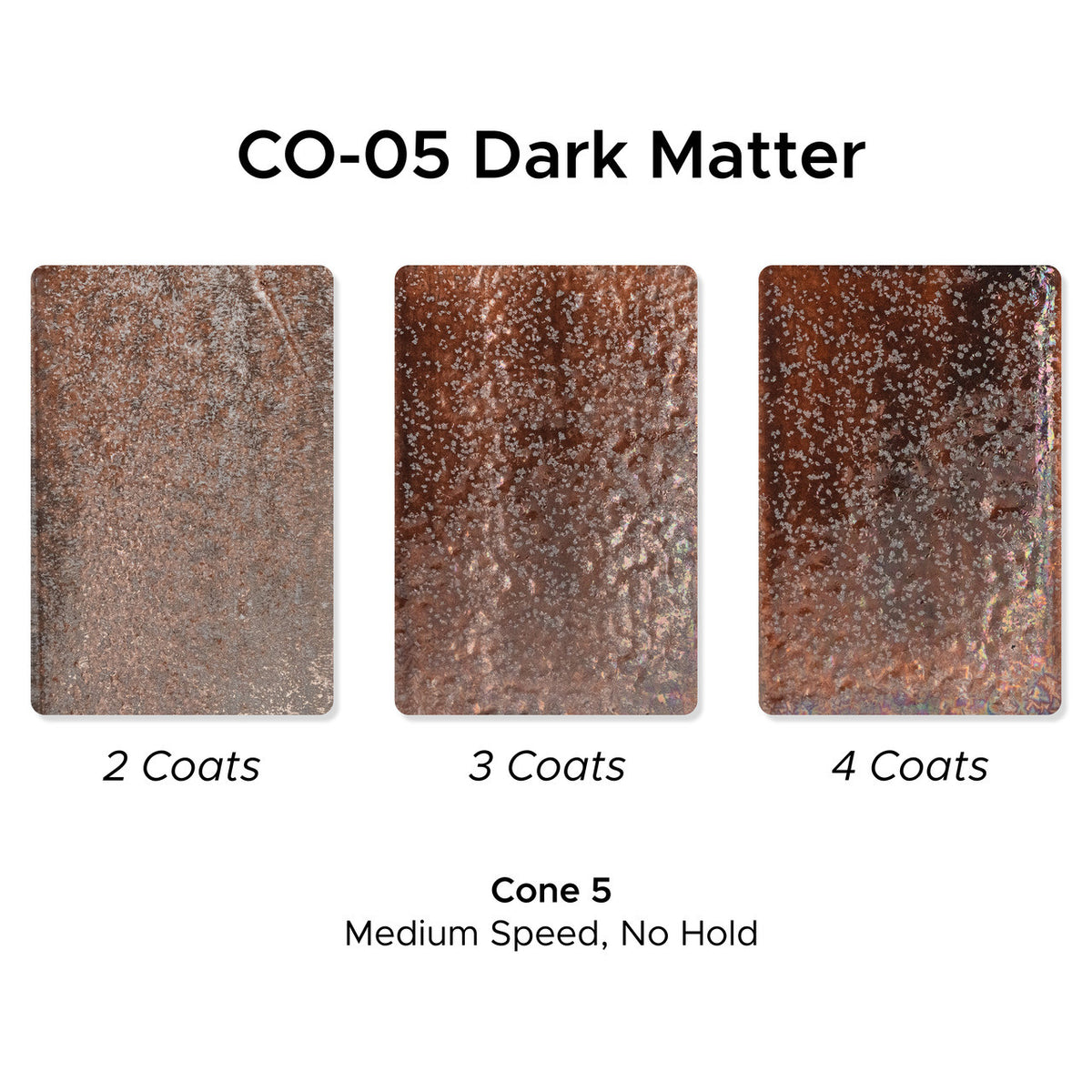 Émail à effets grès & porcelaine Amaco - CO5 Dark Matter (472ML)