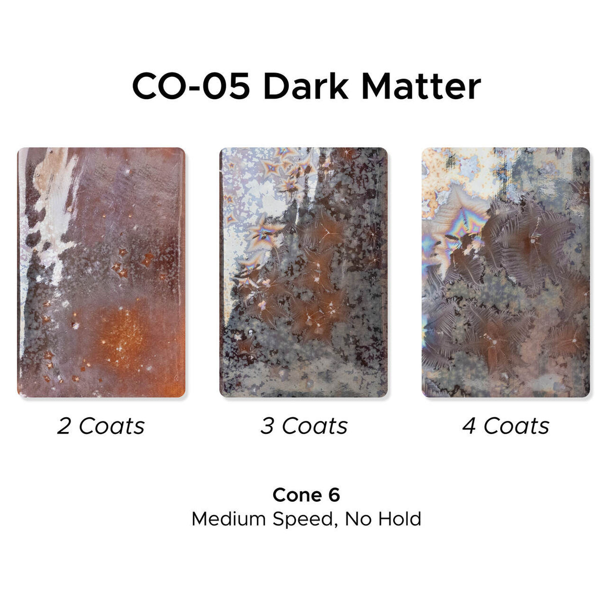 Émail à effets grès & porcelaine Amaco - CO5 Dark Matter (472ML)
