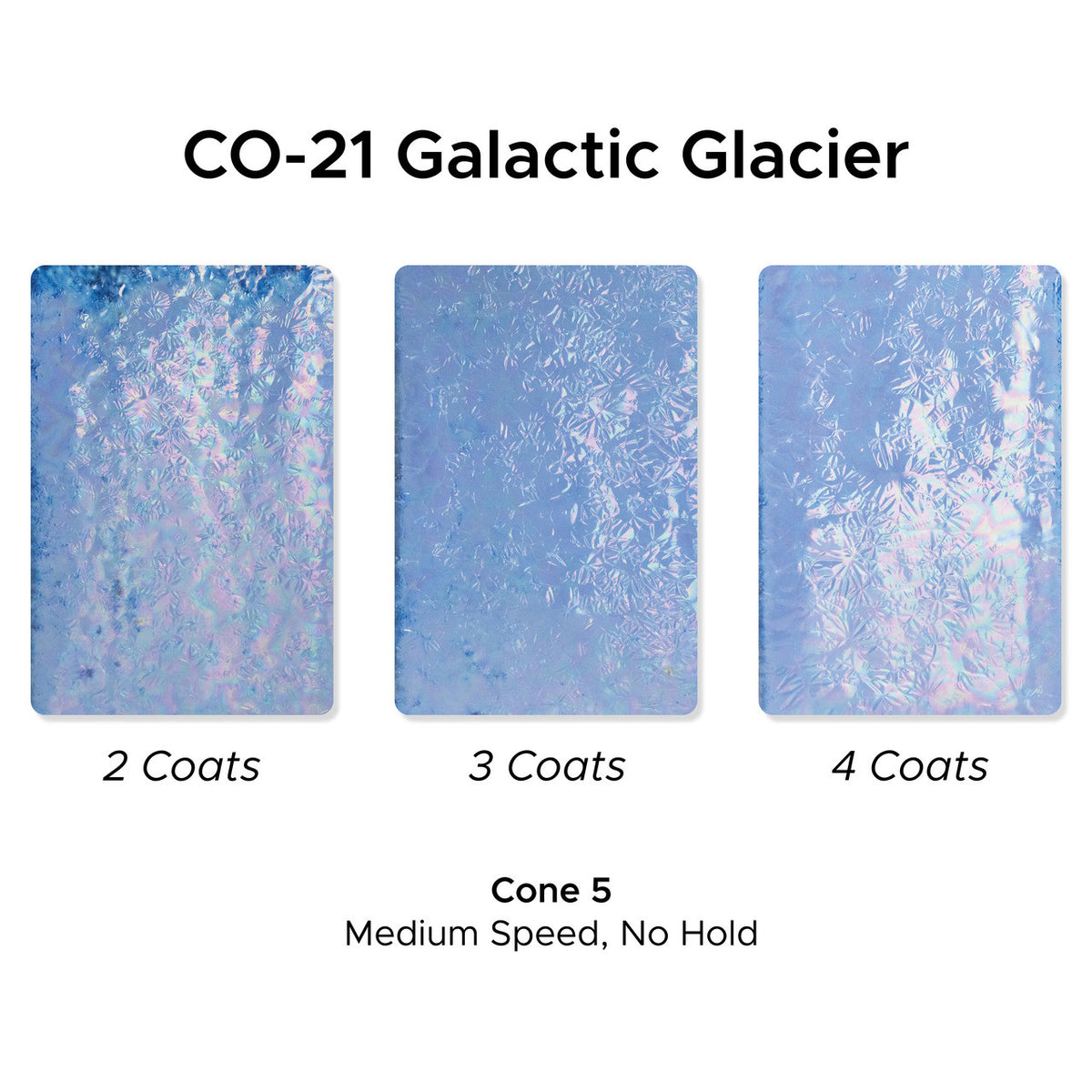 Émail à effets grès & porcelaine Amaco - CO21 Galactic Glacier (472ML)