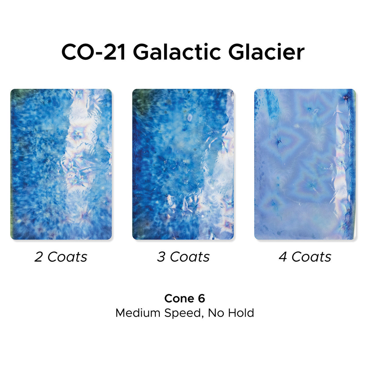 Émail à effets grès & porcelaine Amaco - CO21 Galactic Glacier (472ML)
