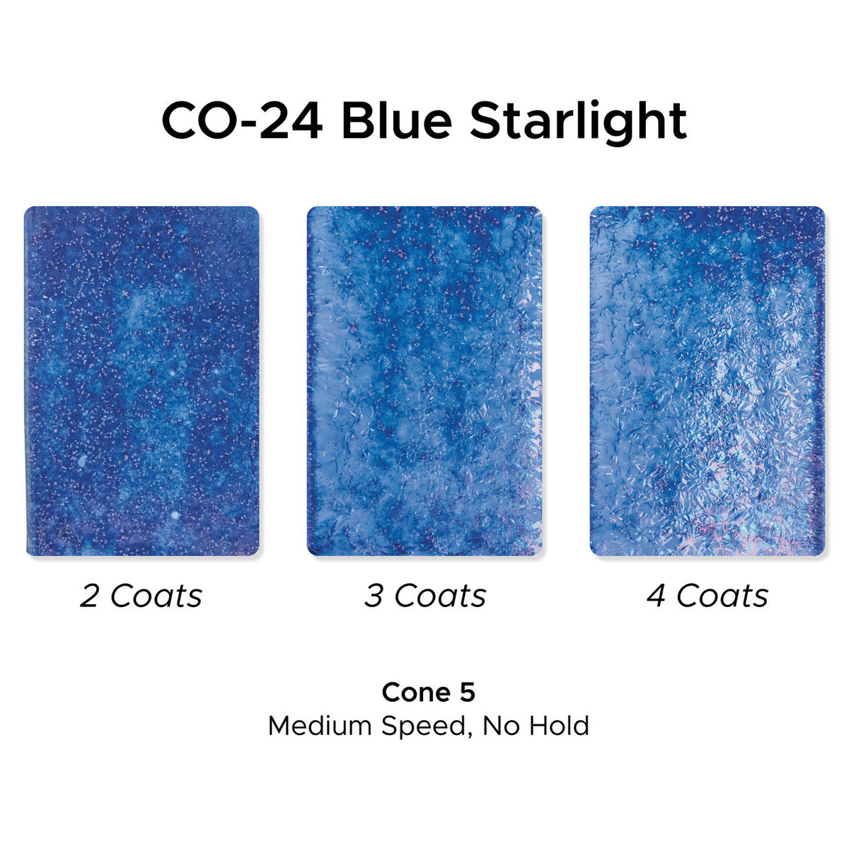 Émail à effets grès & porcelaine Amaco - CO24 BLue Starlight (472ML)