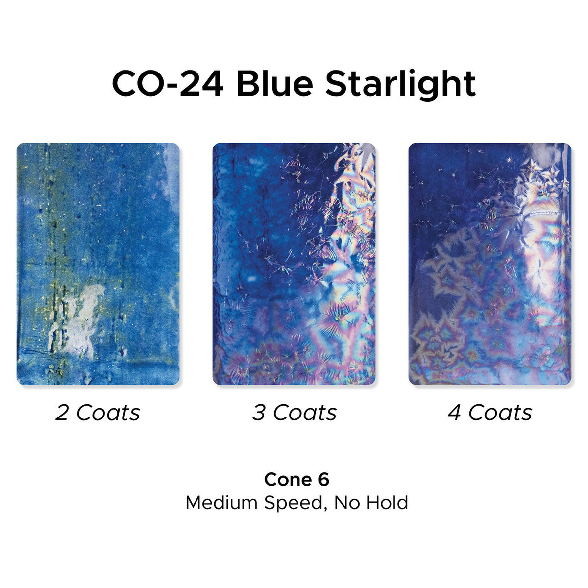 Émail à effets grès & porcelaine Amaco - CO24 BLue Starlight (472ML)