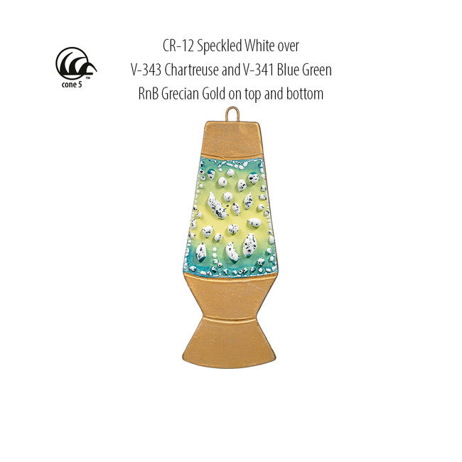 Émail grès à effets Amaco - CR12 Speckled White - 472ml