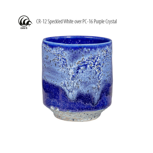 Émail grès à effets Amaco - CR12 Speckled White - 472ml