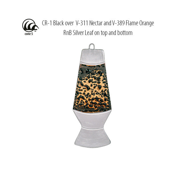 Émail grès à effets Amaco - CR1 Black - 472ml