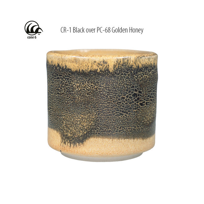 Émail grès à effets Amaco - CR1 Black - 472ml