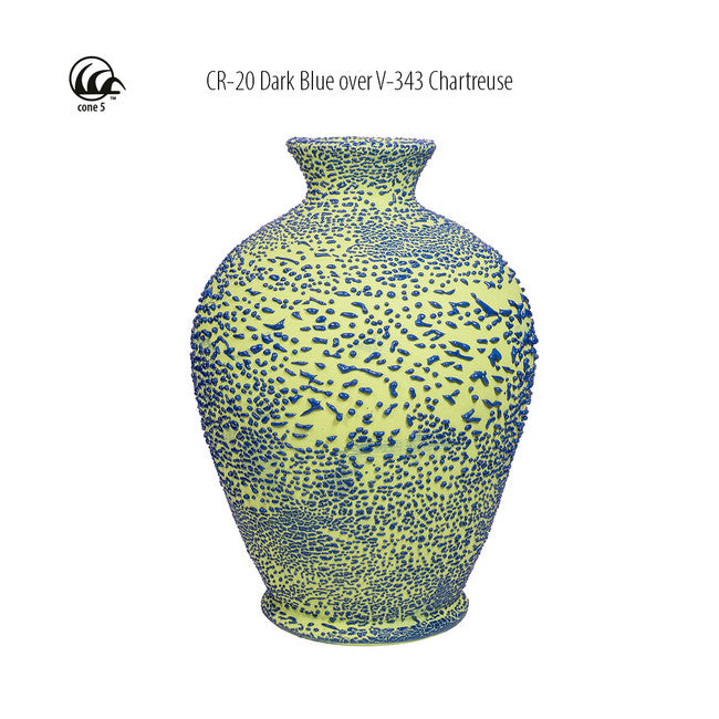 Émail grès à effets Amaco - CR20 Dark Blue - 472ml