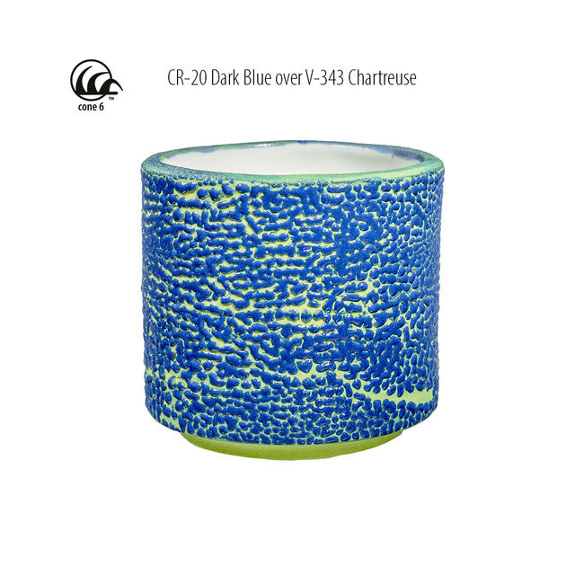 Émail grès à effets Amaco - CR20 Dark Blue - 472ml