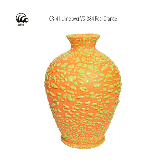 Émail grès à effets Amaco - CR41 Lime - 472ml