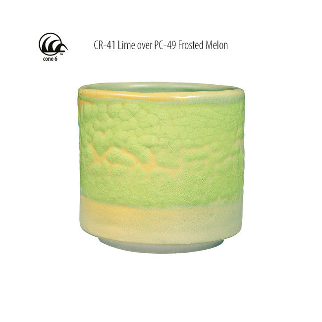 Émail grès à effets Amaco - CR41 Lime - 472ml