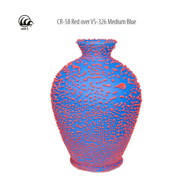 Émail grès à effets Amaco - CR58 Red - 472ml