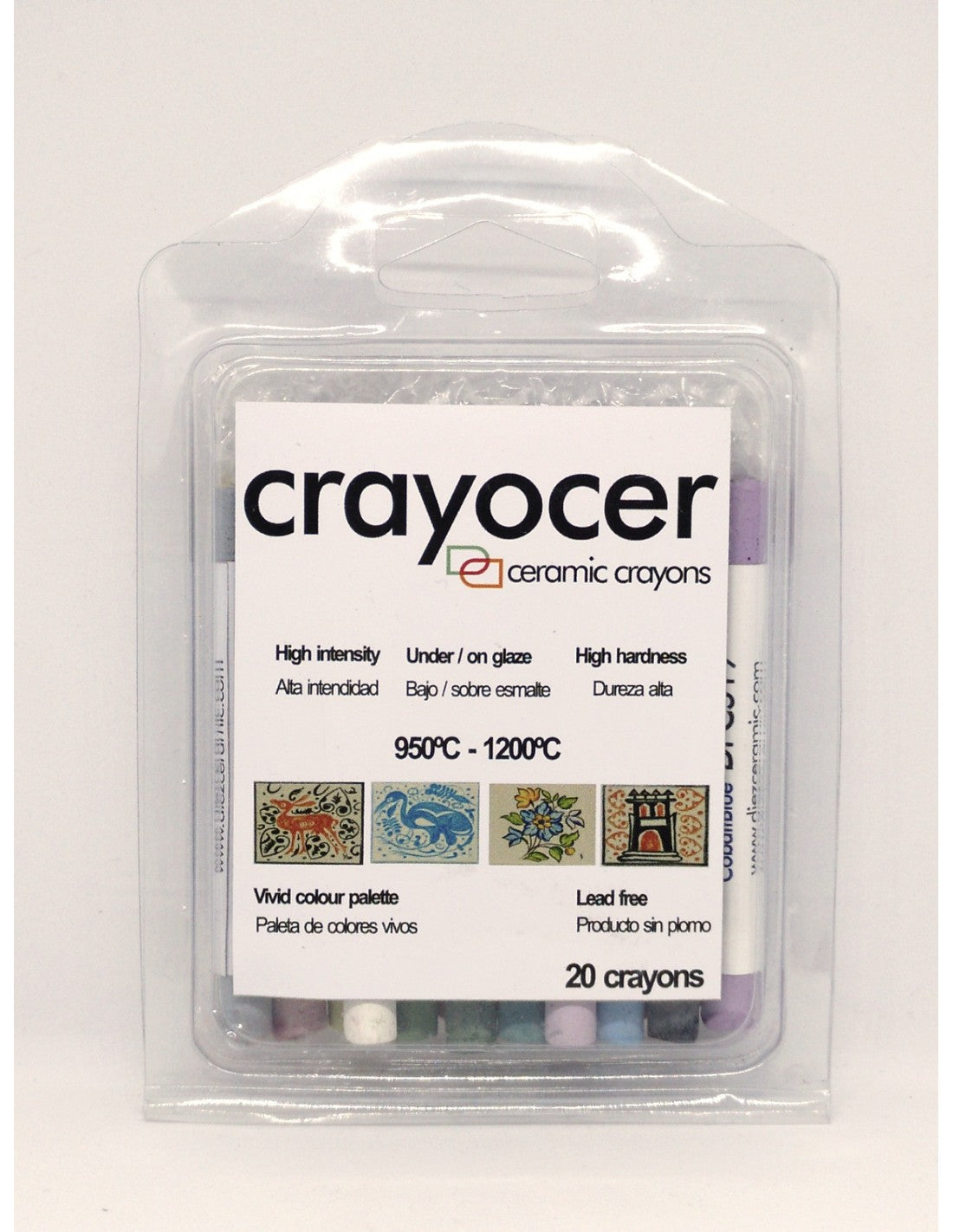 CRAIE CRAYOCER POUR DECOR SUR BISCUIT - BOITE DE 20 UNITES