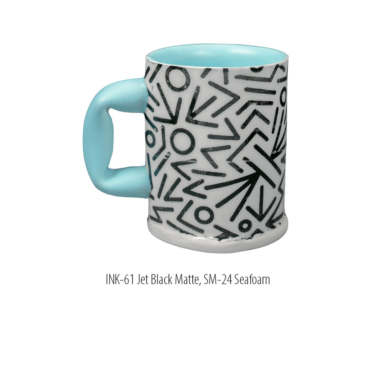 INK61 JET BLACK MAT (236ML) AMACO