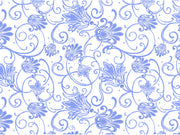 PARISIAN BLUE CHINTZ Dim.50X70cm