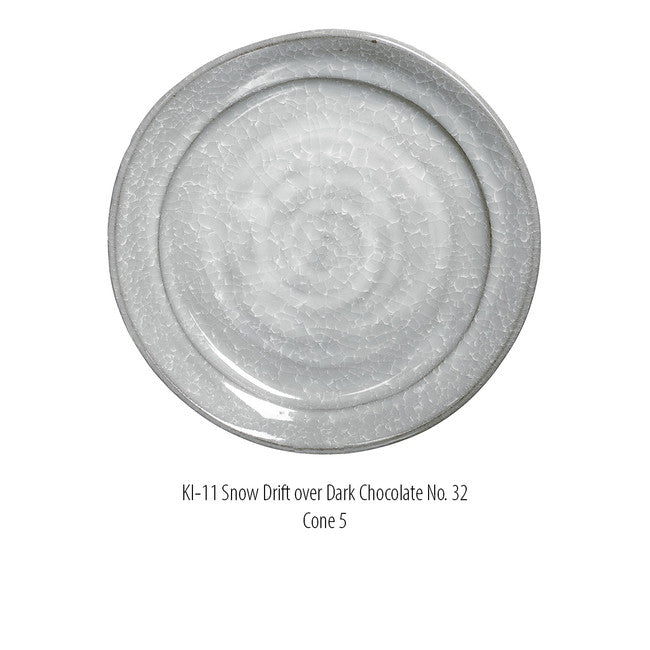 Émail à effets pour grès Amaco - KI11 Snow Drift -472ml