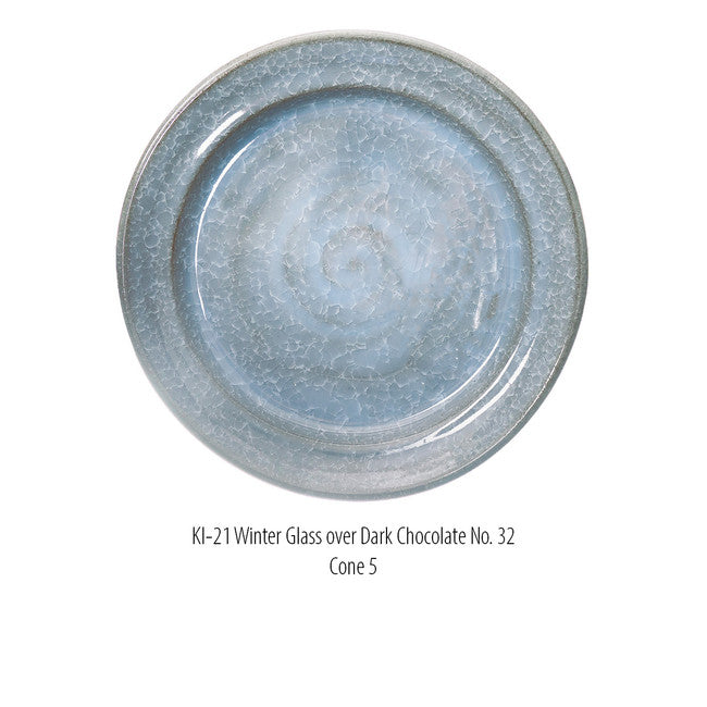 Émail à effets pour grès Amaco - KI21 Winter Glass - 472ml