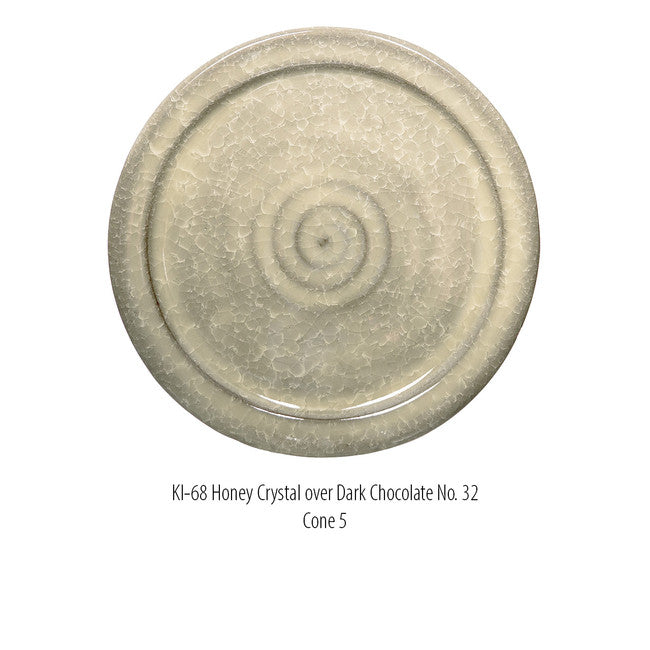 Émail à effets pour grès Amaco - KI68 Honey Crystal - 472ml