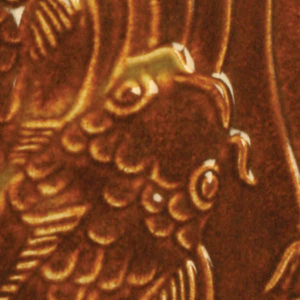 Émail brillant faïence Amaco - LG36 Marron tacheté opaque