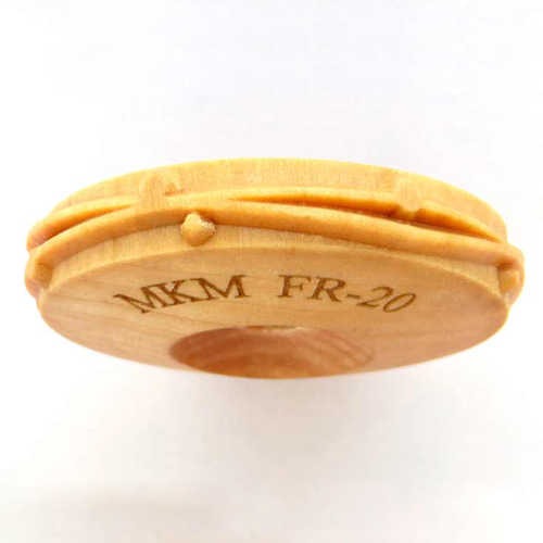 Tampon décoratif rouleau  bois rond 1,5 cm - LIGNES ET POINTS - 20 - MKM POTTERY TOOLS