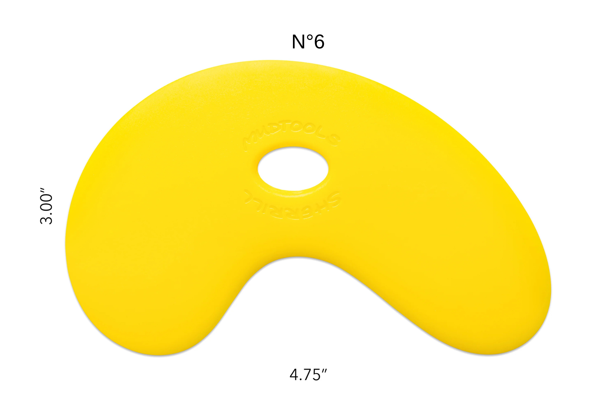 FLEXIBLER GELBER SPATEL (WEICH) MUDTOOLS