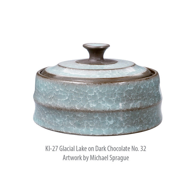 Émail à effets pour grès Amaco - KI27 Glacial Lake  472ml