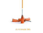 KIT DE 5 CANULES ORANGES 1.45MM XIEM