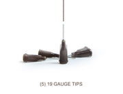 KIT DE 5 CANULES NOIRES 0.91MM XIEM