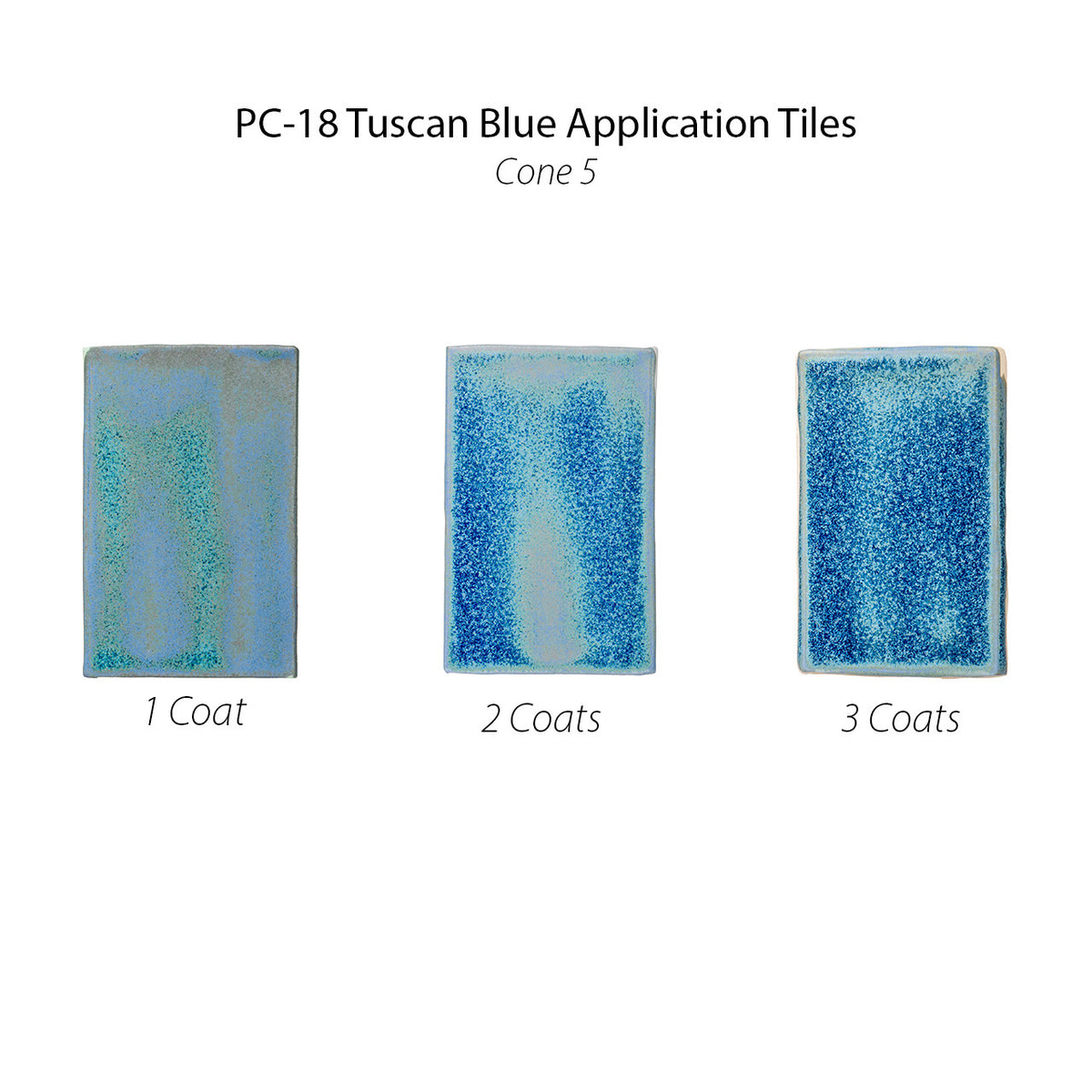 Émail à effets grès & porcelaine Amaco - PC18 Bleu de Toscane (472ml)