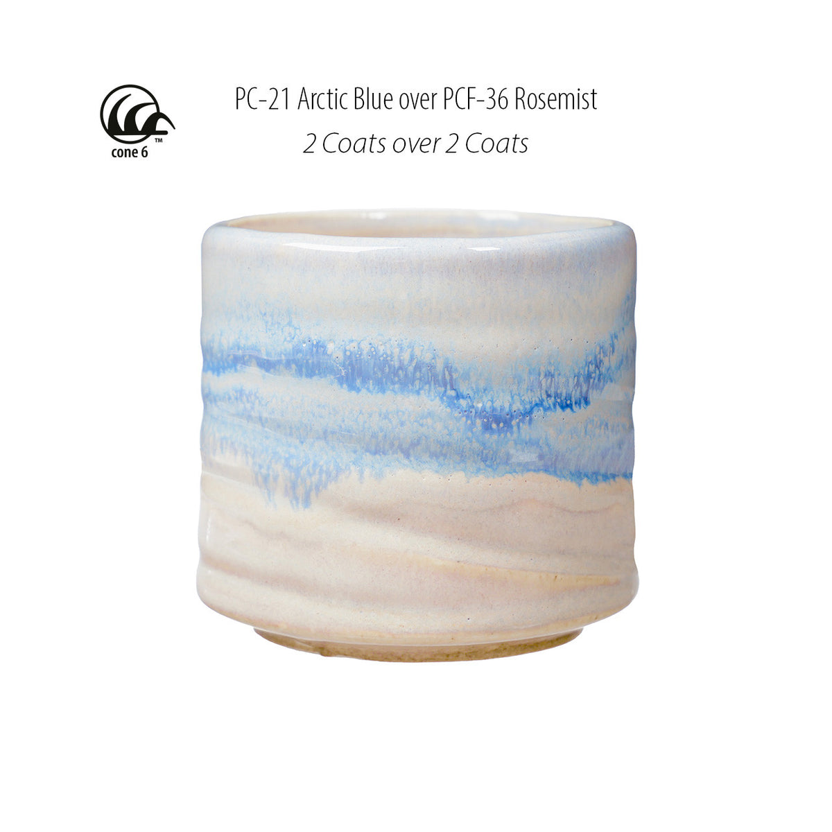 Émail à effets grès & porcelaine Amaco - PCF36 Rose Mist (472ML)