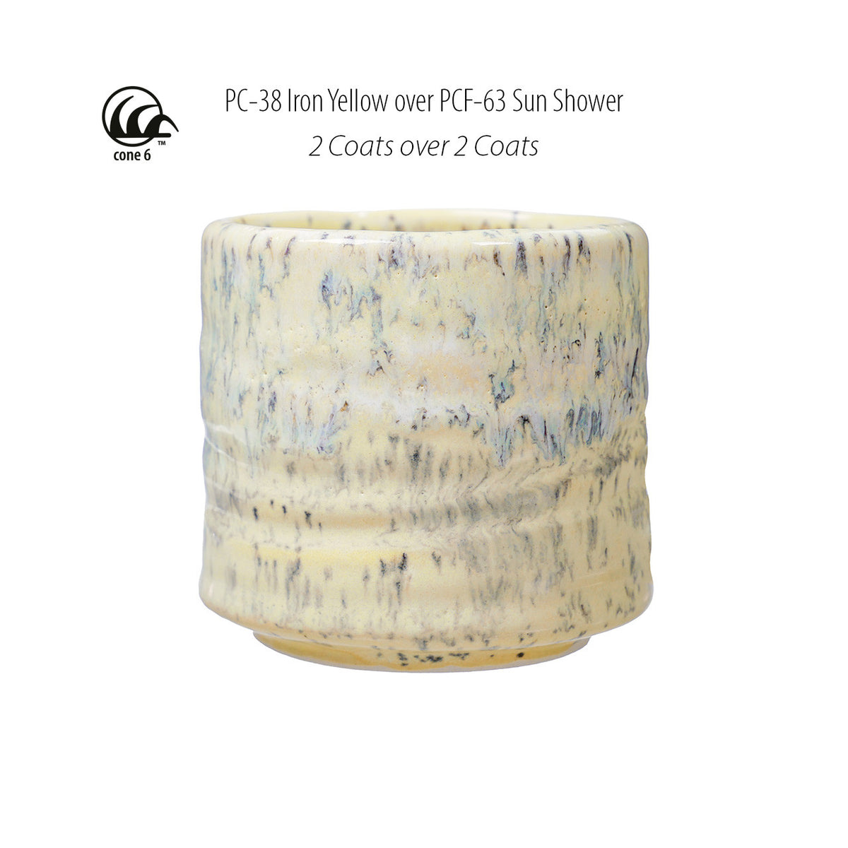 Émail à effets grès & porcelaine Amaco - PCF63 Sun Shower (472ML)