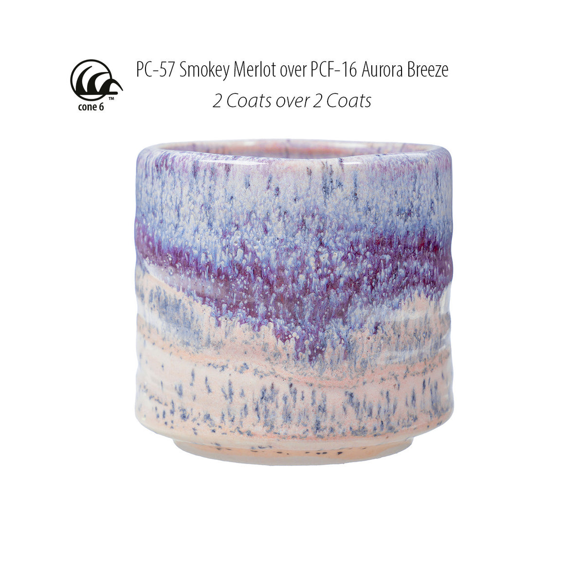 Émail à effets grès & porcelaine Amaco - PCF16 Aurora Breeze (472ml)