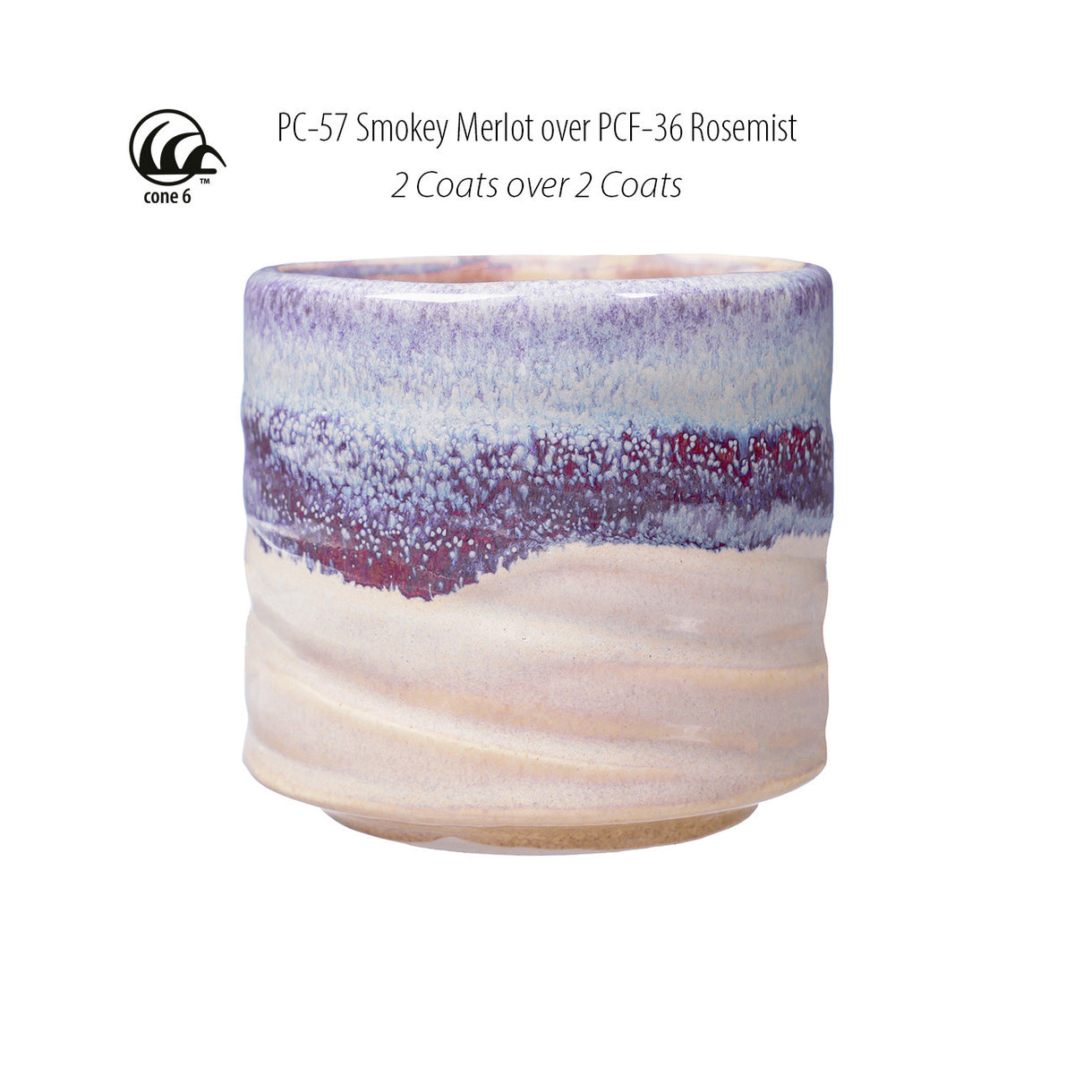 Émail à effets grès & porcelaine Amaco - PCF36 Rose Mist (472ML)