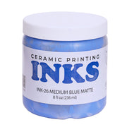 INK26 MEDIUM BLUE MAT (236ML) AMACO
