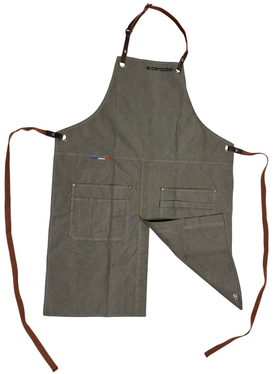 TABLIER DE TOURNAGE HAUT DE GAMME STYLE JAPONAIS BRODE CERADEL